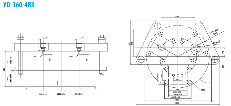 Вертикальный ТПА YUHDAK YD-160 плиты