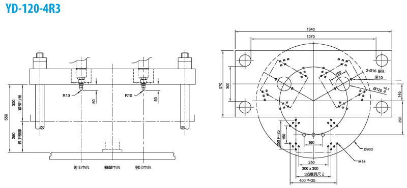 Вертикальный ТПА YUHDAK YD-120  плиты