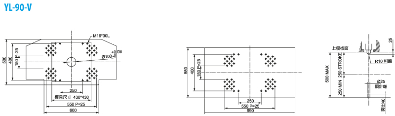 Бесколонный вертикальный термопластавтомат YUHDAK YL-90-V