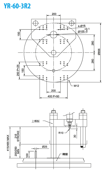 Вертикальный термопластавтомат YUHDAK YR-60-3R2 размеры плит
