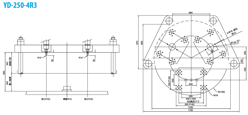 Вертикальный ТПА YUHDAK YD-250 плиты