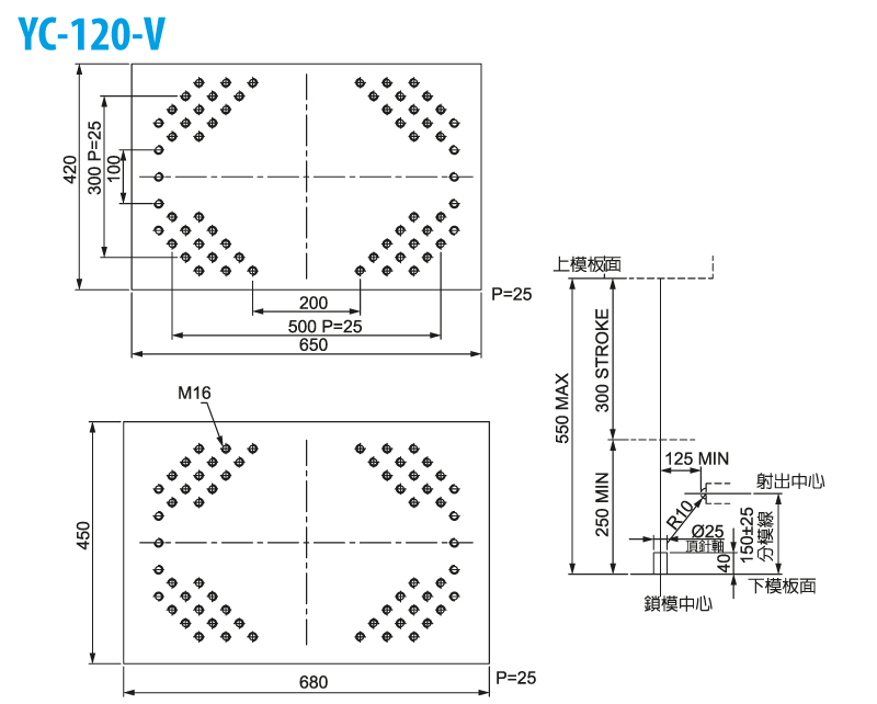 Вертикальный ТПА с горизонтальным впрыском YUHDAK 120