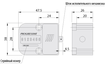 счётчик смыканий пресс-форм Progressiv M－C VPL