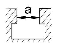Прижим прямой для пресс-формы