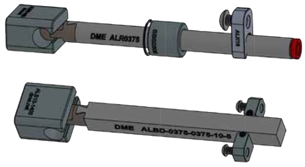 Выталкивающие и формующие шиберные системы для пресс-форм DME Accualign Lifter