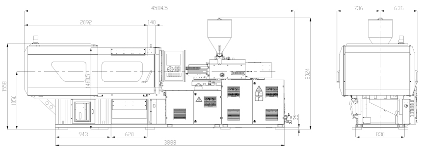 Горизонтальный термопластавтомат BOLE BL70EKS