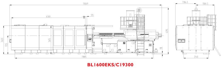 Горизонтальный термопластавтомат BOLE BL1600EKS