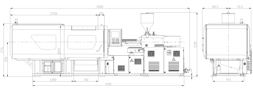 Горизонтальный термопластавтомат BOLE BL170EKS