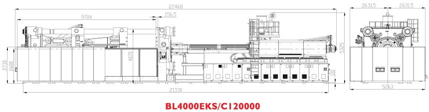 Горизонтальный термопластавтомат BOLE BL4000EKS
