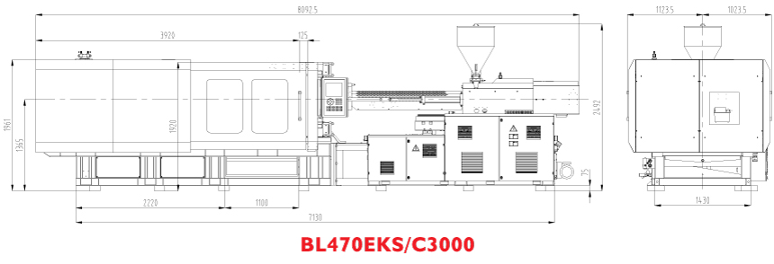 Горизонтальный термопластавтомат BOLE BL470EKS