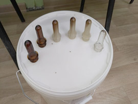Пример результата очистки горячеканальной системы ГКС Ultra Plast Ультрапласт PET-CS